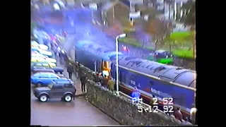 B.R.BLUE CLASS 50s.D400@50033 Blaenau Ffestiniog 5 12 92.Neil Hayton railway memories