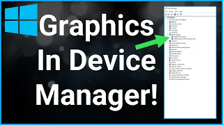 How To Fix Graphics Card Not Detected In Device Manager In Windows 10