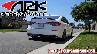 Ark Performance Exhaust For 11th Gen Honda Civic Si !! | Exhaust Sounds and Clips