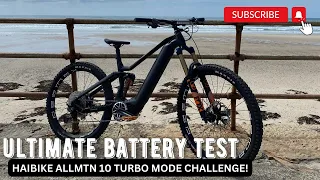 Ultimate Battery Test: Haibike Allmtn 10 Turbo Mode Challenge!⚡️🚀🔥