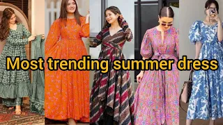 most trending summer dresses for girls|Eid dress idea for girls|casual dress designs ideas for girls