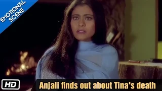 Anjali finds out about Tina's death - Kuch Kuch Hota Hai - Emotional Scene - Kajol, Shahrukh Khan