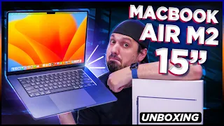 O NOVO MACBOOK AIR M2 DE 15 POLEGADAS!