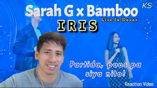 Sarah G x Bamboo Live in Davao - Iris | Reaction Video