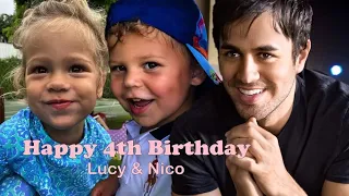 Happy 4th Birthday to Enrique Iglesias, Anna Kournikova’s Twins(Lucy and Nicholas) - Hero🎉🎂🎈♥️😘🤗