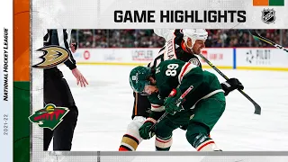 Ducks @ Wild 1/14/22 | NHL Highlights