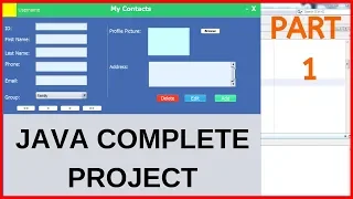 Java Complete Project For Beginners With Source Code - Part 1/2