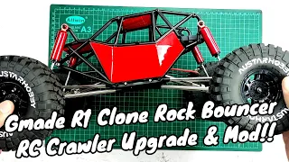 Gmade R1 Clone | Rock Bouncer | Rock Buggy | RC Crawler Upgrade & Mod !!