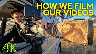 How we Film our Animal Videos - Behind the Scenes of Shooting Wildlife in South Africa