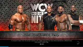 Bobby Lashley VS Omos Mvp & Cendric Alexander - One On Three Handicap Match - WWE 2K22 Gameplay