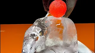 Experiment: Glowing 1000 Degrees Metal Ball Vs Ice | Ice melting Experiment