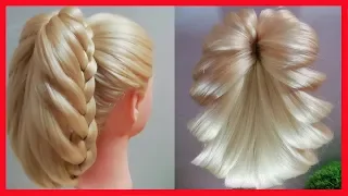 Красивая прическа с косами | Beautiful Hairstyle For Long Hair