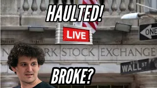 STOCK MARKET HAULTED! SBF FUNDS SEIZED! BINANCE IN HOT WATER? #stocks #crypto