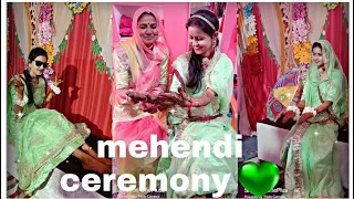 #royalwedding #rajputiposhak mehendi ceremony 💚 |marriage vlog | part 2 | khushi the shining star