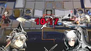 [Arknights] 10-17 AE Manfred vs. only Snipers