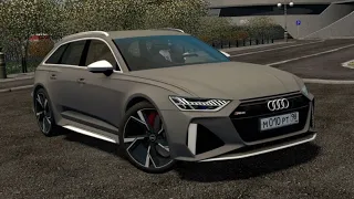 City Car Driving POV test Audi A6 AVANT 2019