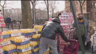 Over 100,000 pounds of food given to families in need in five Bronx NYCHA developments