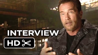 The Expendables 3 Interview - Arnold Schwarzenegger (2014) - Kellan Lutz Movie HD