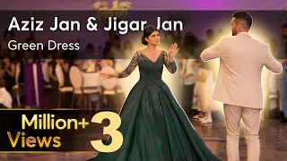 New afghan song Aziz Jan & Jigar Jan | Afghan green dress Dance | Afghan couple | Najim Nekzad