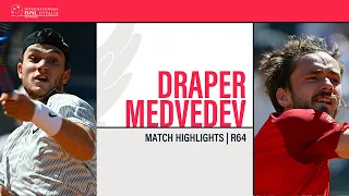 Daniil Medvedev - Jack Draper | ROME R64 - Match Highlights #IBI24