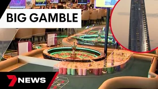 Sydney Crown Casino opens its doors to revamped gaming floor | 7 News Australia