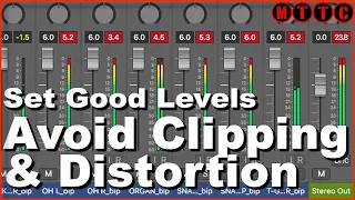 How to Set Levels to Avoid Clipping & Distortion in Your Logic Pro X Audio Production