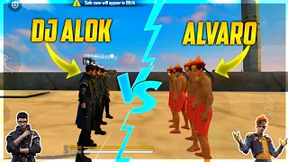 DJ ALOK VS ALVARO FACTORY CHALLENGE 4 VS 4 WHO WILL WIN ? |AJJU BHAI HAPPY PRINCE #factoryfreefire