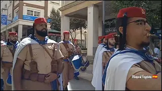 Menudo Desfile que se Marcaron los Regulares este 2 de Mayo en Ceuta.