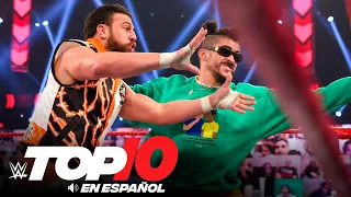 Top 10 Mejores Momentos de RAW: WWE Top 10, Feb 22, 2021