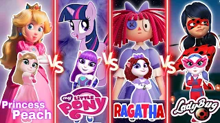 My Talking Angela 2 New Update Gameplay Princess Peach vs The Little Pony vs Rathata vs Ladybug