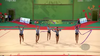 Armenia (ARM) - 2022 Rhythmic Worlds, Sofia (BUL) - Qualifications 3 Ribbons + 2 Balls