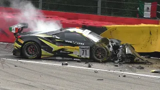 24H Spa 2021 - HUGE CRASH, SPINS + PURE RACING