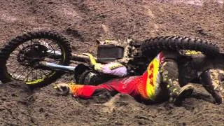 EMX250 Round of Benelux - Jeremy Seewer Crash - Lierop - Motocross