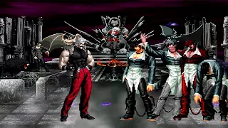 [KOF Mugen] New Final Rugal vs Iori Yagami Team