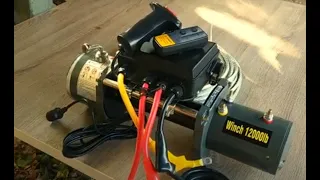 лебёдка Electric Winch 12000lbs доработка китайской лебёдки