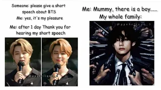 BTS funny & relatable memes🤣🤣 -27 ||BTS Memes Adda||