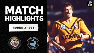 Balmain Tigers v Cronulla Sutherland Sharks | Round 3, 1985 | Classic Match Highlights | NRL