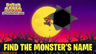 Guess the Monster's / Ghost's Name in Twilight Town (Paper Mario: The Thousand-Year Door)