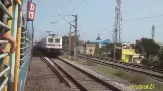 Kovai Intercity is entering Chennai Central