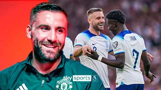 “Saka the best guy ever, I love him” 🥰 | Luke Shaw reveals all about Man Utd and England