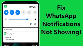 WhatsApp Notification Not Showing On Home Screen!! - Howtosolveit