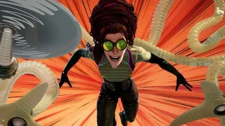 Spiderman into the spider verse:doc ock reveal scene