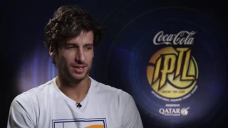 Feliciano Lopez all pumped up before the IPTL 2016 Final!