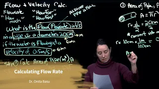 Finding Flow Rate through a Pipe