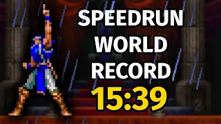 Finally a REAL Castlevania SotN Speedrun World Record (15:39.916)