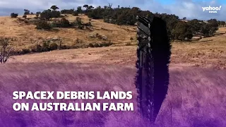 SpaceX debris lands on Australian farm | Yahoo Australia