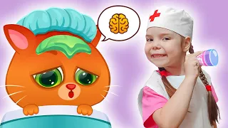 Bubbu My Virtual Pet and Nastya | Bubbu and Nastya in Hospital