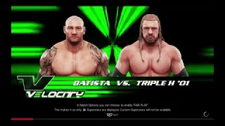 WWE 2K19 Batista vs Triple H