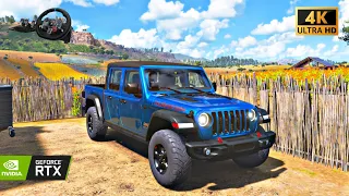 Jeep Gladiator // Forza Horizon 5 | Logitech g29 Gameplay [ 4k 60fps ]