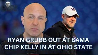 Ryan Grubb out at Alabama; Chip Kelly in at Ohio State; Plus more coaching changes around the league